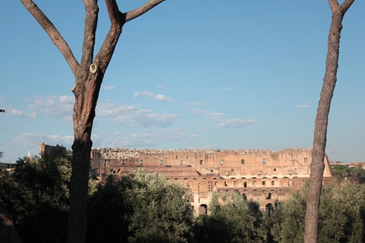 Colosseum seen from Foro Romano